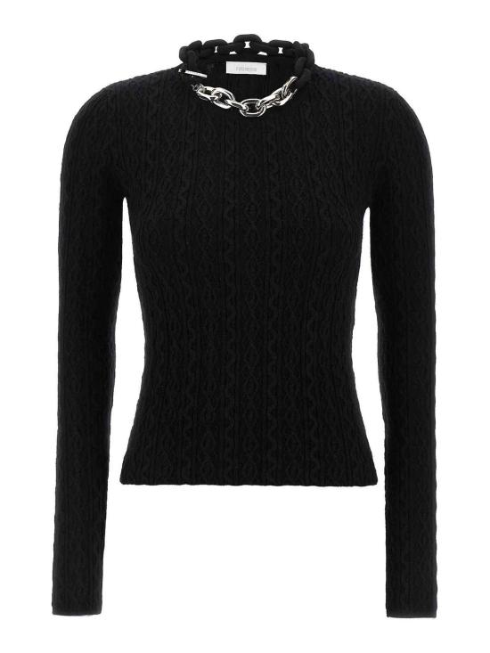 25FW 파코라반 긴팔 티셔츠 25AMPU049ML0320P001 Black