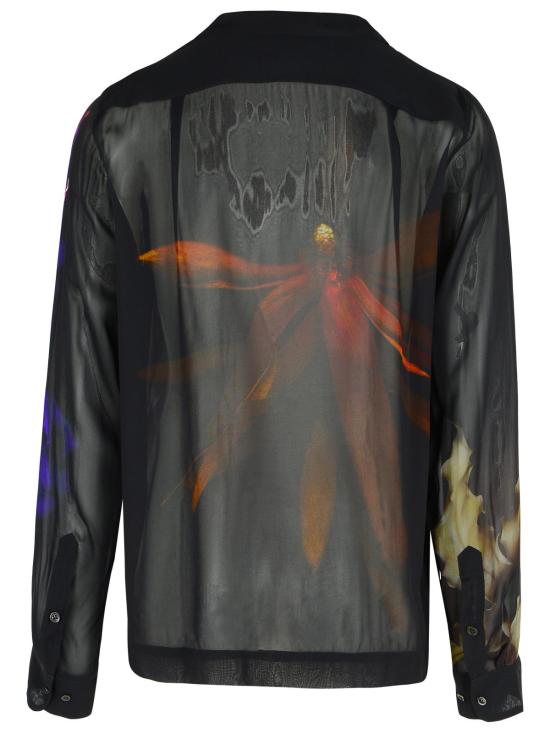 25FW 드리스 반 노튼 긴팔 셔츠 020781 2004900 Black - DRIES VAN NOTEN