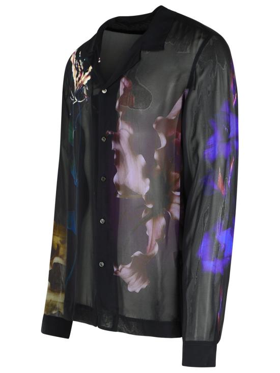 25FW 드리스 반 노튼 긴팔 셔츠 020781 2004900 Black - DRIES VAN NOTEN