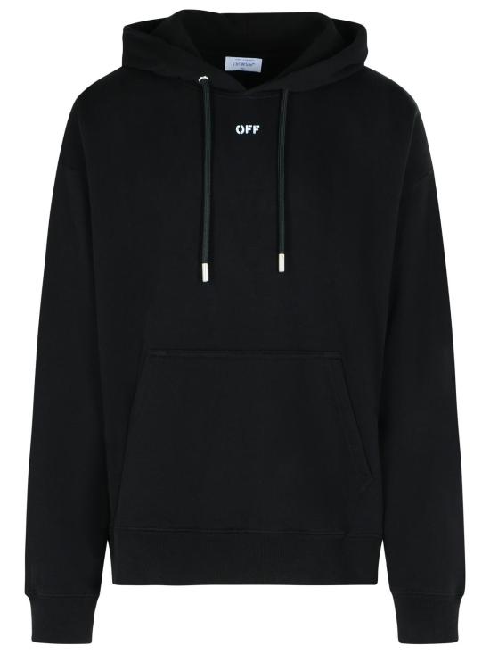 25FW 오프화이트 긴팔 티셔츠 OMBB085F25FLE00I1001 Black