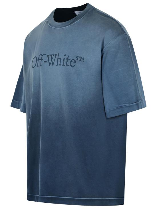 25FW 오프화이트 반팔 티셔츠 OMAA120F25JER00P4343 Light Blue - OFF WHITE