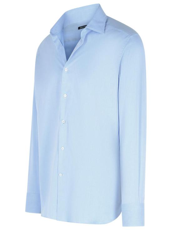 25FW 에르메네질도제냐 긴팔 셔츠 R201342A2 9MS0MT432G Light Blue - ERMENEGILDO ZEGNA