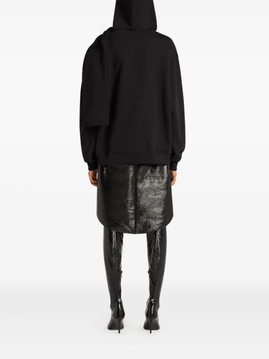 25FW 쿠레쥬 긴팔 티셔츠 325JHO047JS02349999 Black - COURREGES