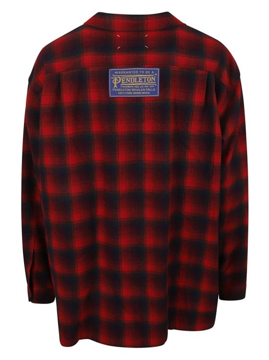  마르지엘라 긴팔 셔츠 S67DT0010MS78037001F Red - MAISON MARGIELA