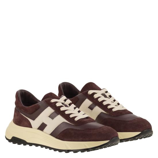25FW 호간 하이퍼 라이트 스니커즈 HXM5630FR30UHG DARK BROWN - HOGAN