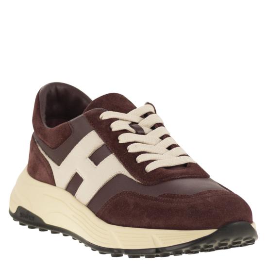 25FW 호간 하이퍼 라이트 스니커즈 HXM5630FR30UHG DARK BROWN - HOGAN