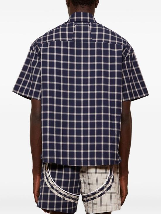 25FW 루드 반팔 셔츠 RHPF25SR05012 3076 Blue - RHUDE