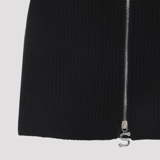 25FW 스포트막스 미디 스커트 2522306012600 12103 Black - SPORTMAX