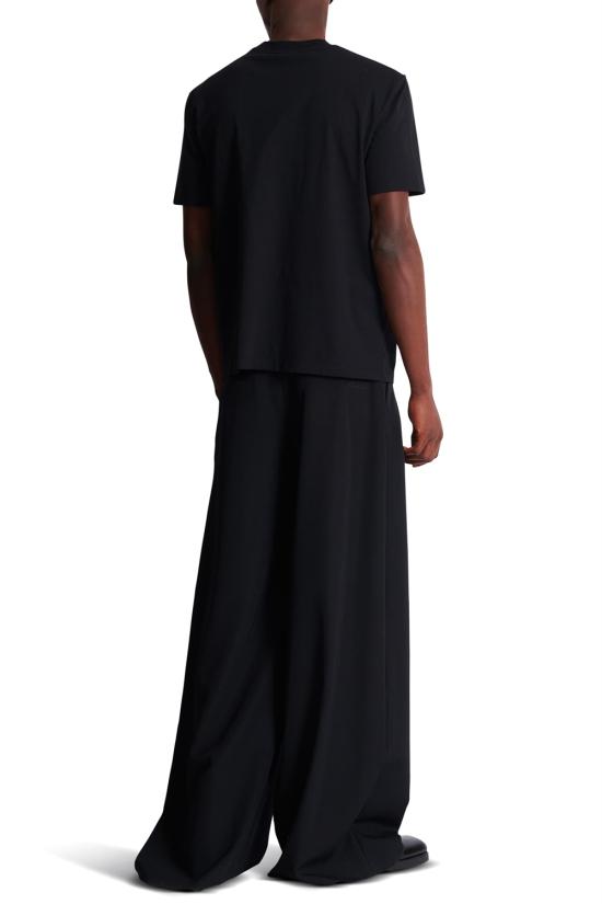 25FW 발망 반팔 티셔츠 FH0EG000GF25 EGC Noir rouge - BALMAIN