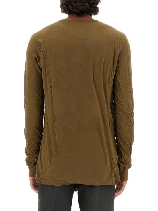  릭 오웬스 긴팔 티셔츠 RU02D6258 UC35 Brown - RICK OWENS