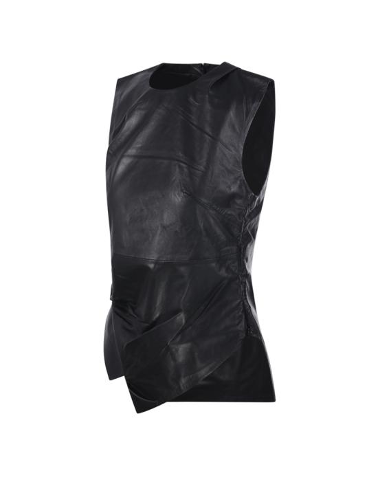 25FW 로에 민소매 티셔츠 41620165 001 BLACK - ROHE