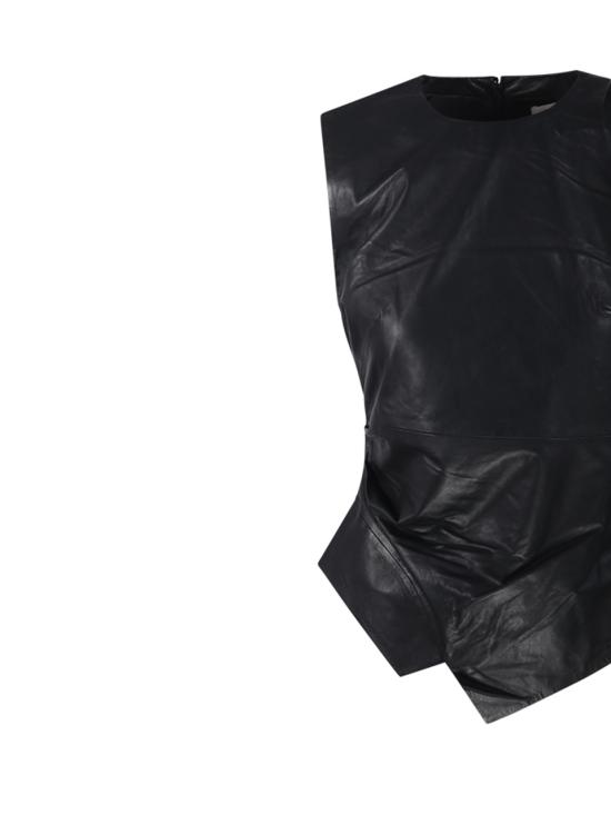 25FW 로에 민소매 티셔츠 41620165 001 BLACK - ROHE