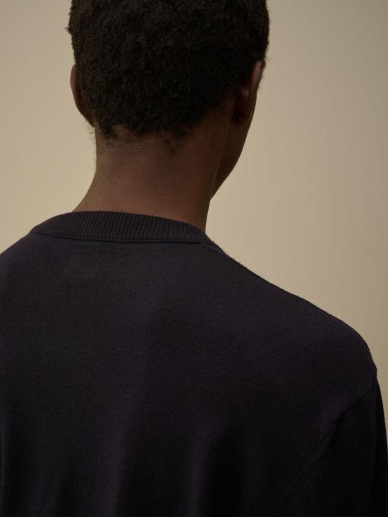 25FW 씨피 컴퍼니 스웨터 19CMKN037A005528A 888 Blue - C.P. COMPANY