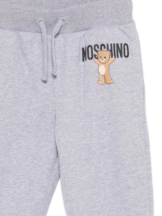 25FW [주니어] 모스키노 트레이닝/조거 팬츠 HUP08TLCA40 60901 Grey - MOSCHINO
