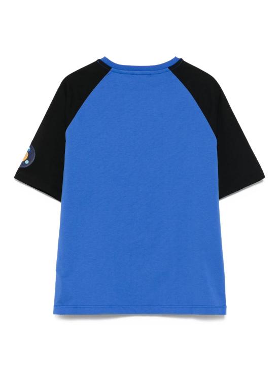 25FW [키즈] 발망 티셔츠 BX8Q21Z3186 60TNE Blue - BALMAIN