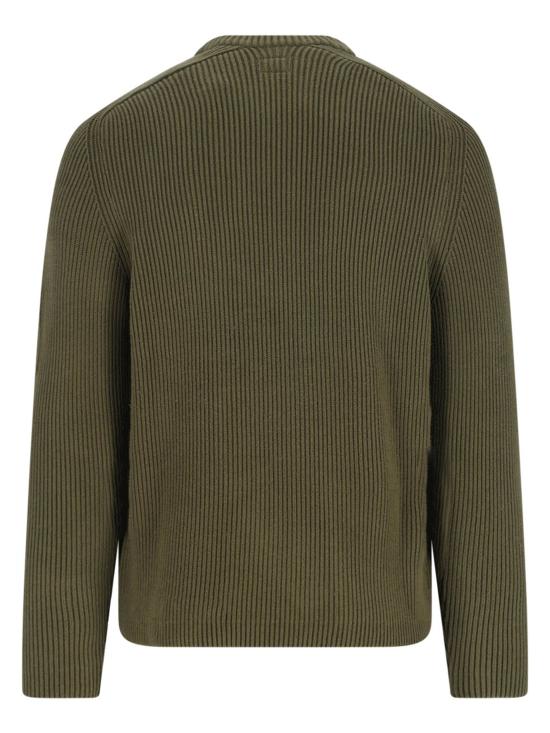 25FW 씨피 컴퍼니 풀 립 크루넥 렌즈 스웨터 19CMKN015A006608A 652 Green - C.P. COMPANY