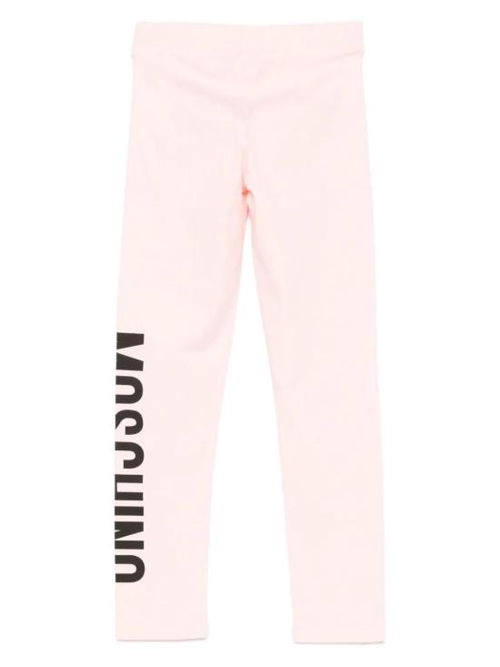 25FW [키즈] 모스키노 레깅스 HDP06RLBA11 50209 Pink - MOSCHINO