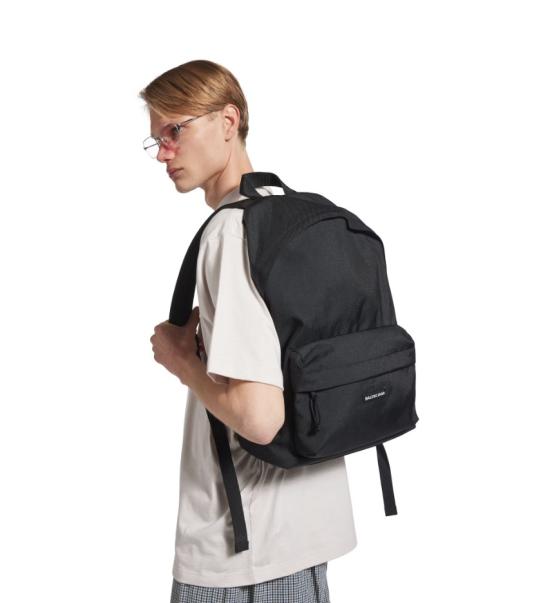  발렌시아가 로고 패치 익스플로러 백팩 503221 2VZ371000 Black - BALENCIAGA