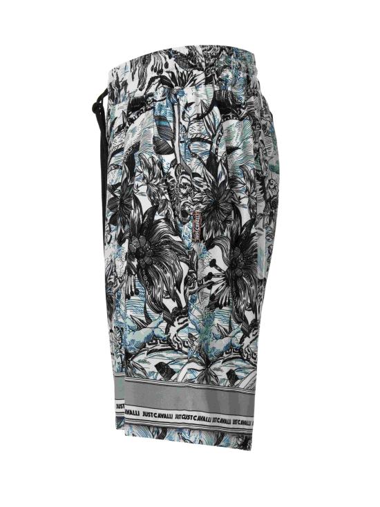 25SS 저스트까발리 숏팬츠 78OADY20 CN503204 Blue - JUST CAVALLI