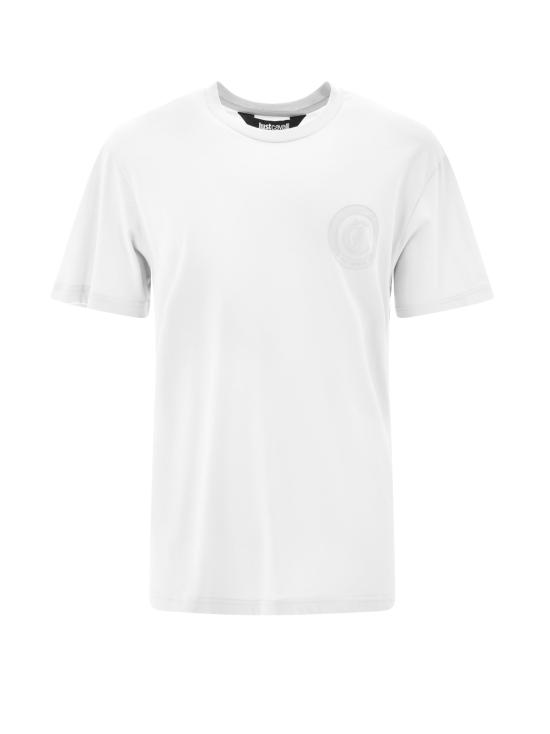 25SS 저스트까발리 반팔 티셔츠 78OAHT01 CJ500003 White