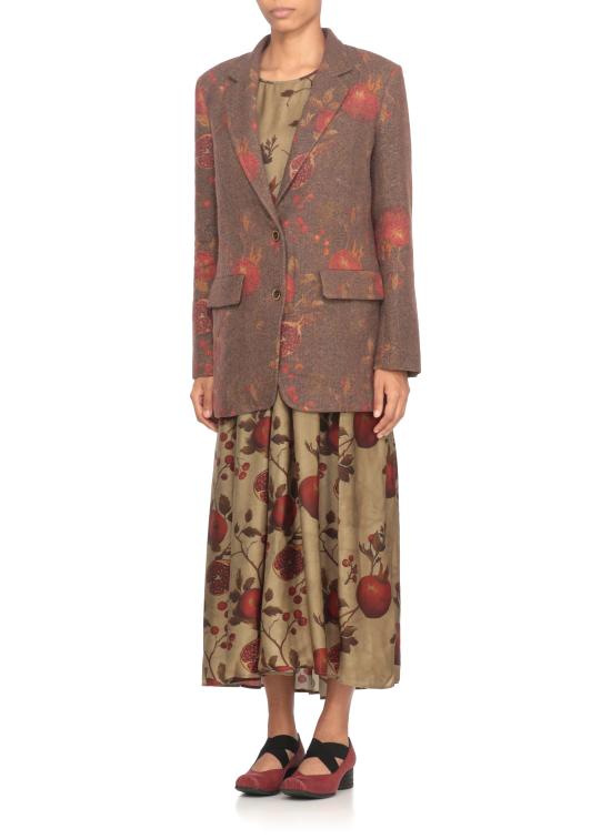 25FW 우마 왕 수트 자켓 UP6007 UW067BROWN RED Brown - UMA WANG