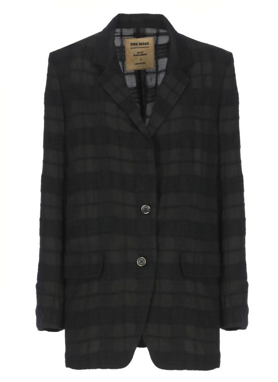 25FW 우마 왕 수트 자켓 UP6008 UW900BLACK Black