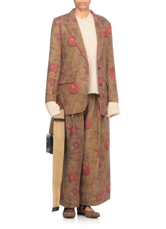 25FW 우마 왕 수트 자켓 UP6007 UW274TAN RED GREEN Green - UMA WANG