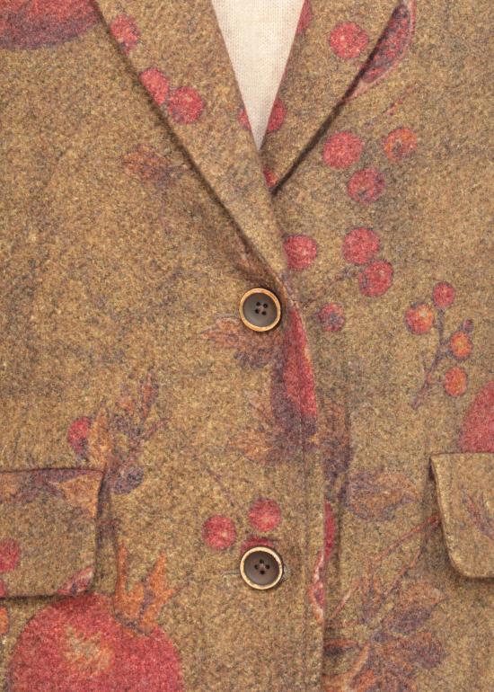 25FW 우마 왕 수트 자켓 UP6007 UW274TAN RED GREEN Green - UMA WANG