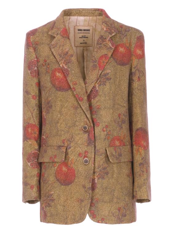 25FW 우마 왕 수트 자켓 UP6007 UW274TAN RED GREEN Green