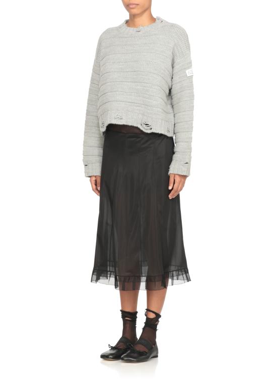 25FW MM6 메종마르지엘라 스웨터 S52HL0031 M13040857M Grey - MM6 MAISON MARGIELA