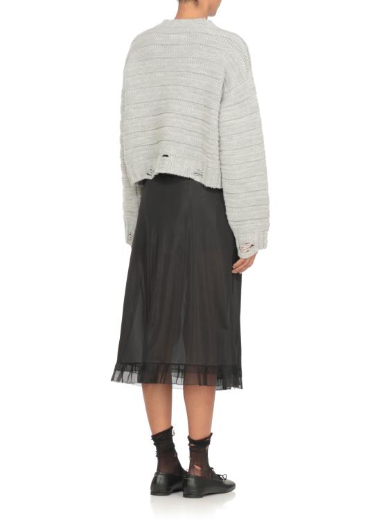 25FW MM6 메종마르지엘라 스웨터 S52HL0031 M13040857M Grey - MM6 MAISON MARGIELA