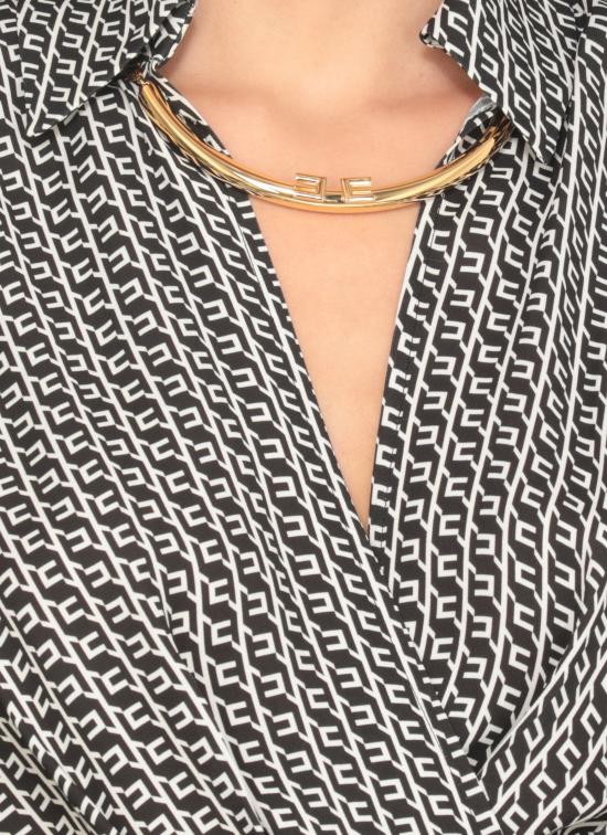 25FW 엘리자베타프랜치 미디 원피스 ABS0356E2 EF3 Black - ELISABETTA FRANCHI