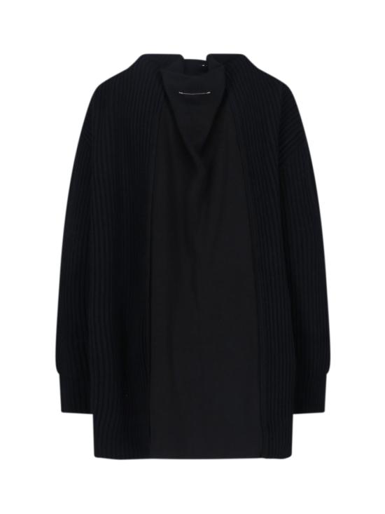 25FW MM6 메종마르지엘라 스웨터 S62HL0042 M13192 900 Black - MM6 MAISON MARGIELA