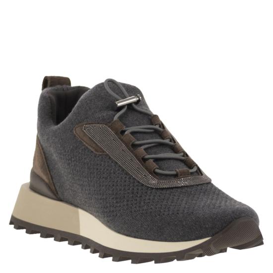 25FW 브루넬로 쿠치넬리 스니커즈 MZ60G3074 ANTHRACITE - BRUNELLO CUCINELLI