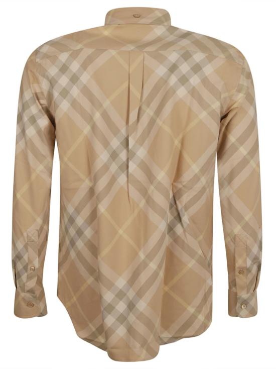  버버리 체크 긴팔 셔츠 8083594 B8686 Brown - BURBERRY