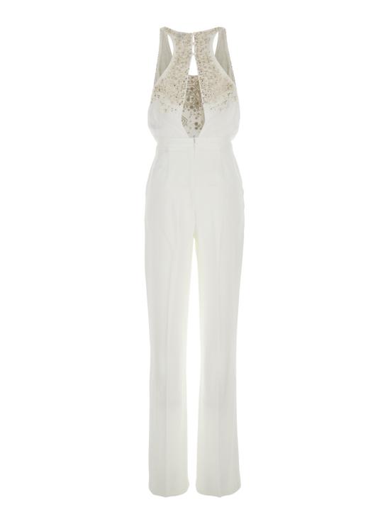 25FW 엘리자베타프랜치 점프수트 TU06357E2360 White - ELISABETTA FRANCHI