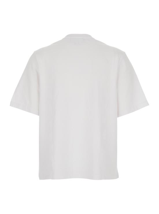 25FW 메종키츠네 핸드라이팅 컴포트 티셔츠 PW00114KJ0119O102 White - MAISON KITSUNE