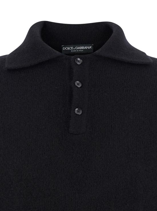 25FW 돌체앤가바나 터틀넥 GXZ48TJFMILN0021 Black - DOLCE & GABBANA