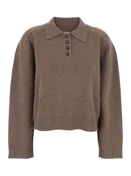 25FW 루루 드 세종 긴팔 티셔츠 HOMERELDSTAUPEMELANGE Brown