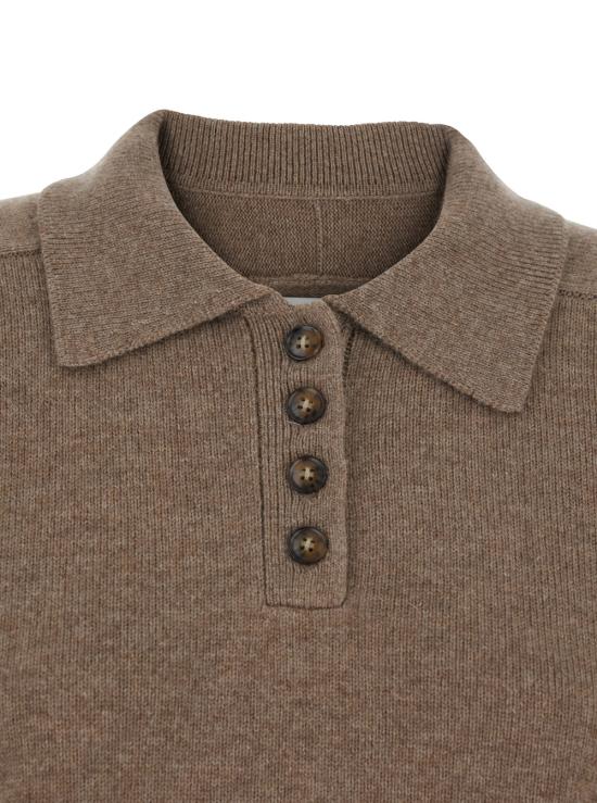 25FW 루루 드 세종 자켓 HOMERELDSTAUPEMELANGE Brown - LOULOU DE SAISON