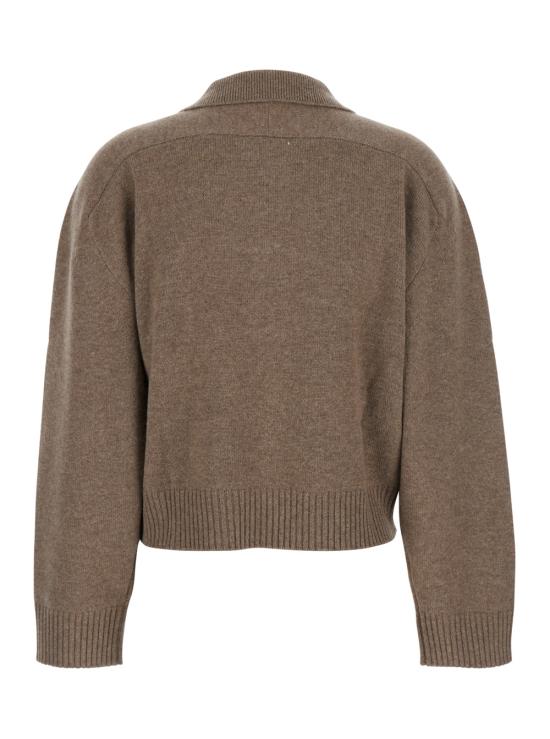 25FW 루루 드 세종 긴팔 티셔츠 HOMERELDSTAUPEMELANGE Brown - LOULOU DE SAISON