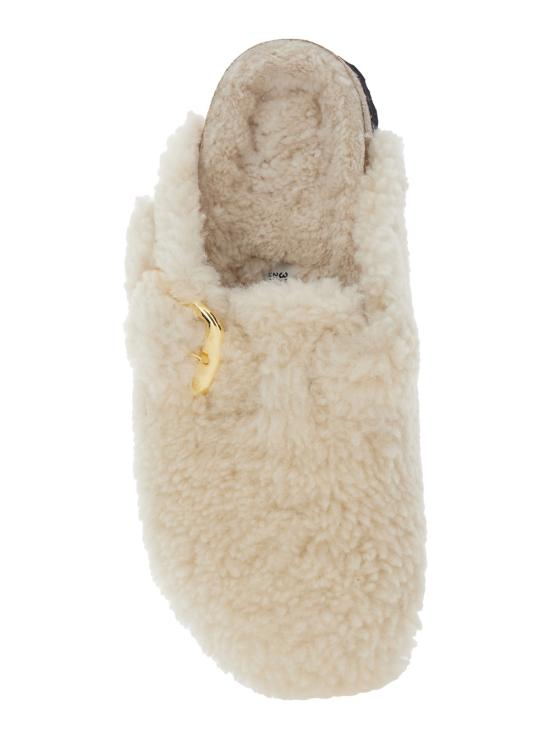 25FW 버켄스탁 BOSTON 보스톤 빅버클 테디 시어링 뮬  1025664EGGSHELL Beige - BIRKENSTOCK