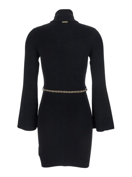 25FW 마이클 코어스 미디 원피스 MF583C633D001 Black - MICHAEL KORS