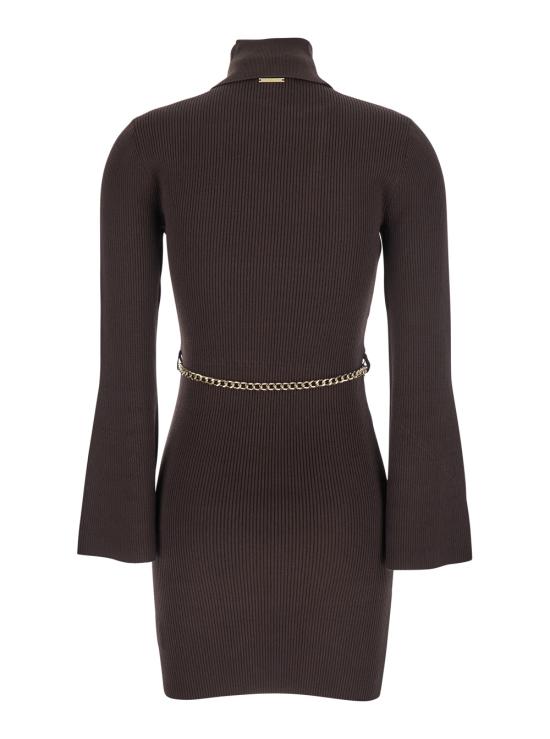 25FW 마이클 코어스 미디 원피스 MF583C633D201 Brown - MICHAEL KORS