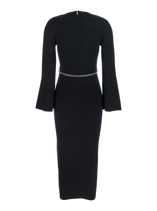 25FW 마이클 코어스 미디 원피스 MF5835G4VR001 Black - MICHAEL KORS