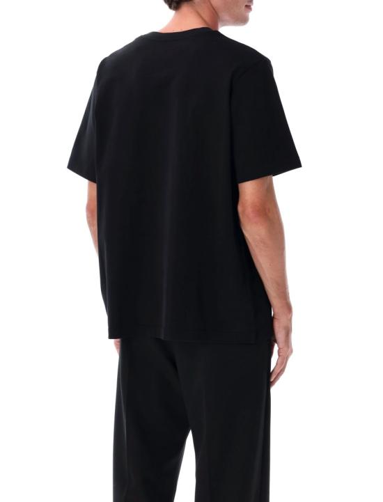 25FW 카사블랑카 반팔 티셔츠 M AW25 JTS 001 08 Black - CASABLANCA