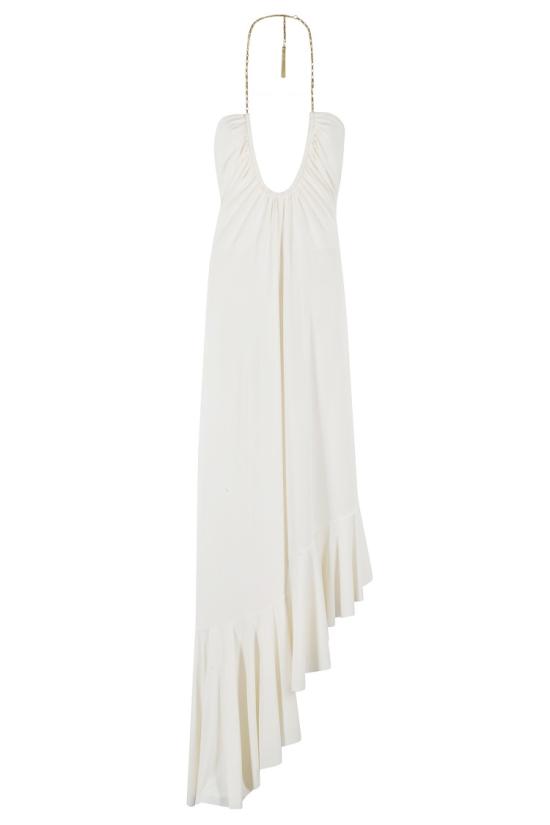 25SS 아멘쿠튀르 롱 원피스 AMS25508 096 White