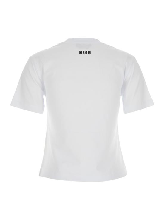 25FW 엠에스지엠 탑 3942MDM104D25779801 White - MSGM