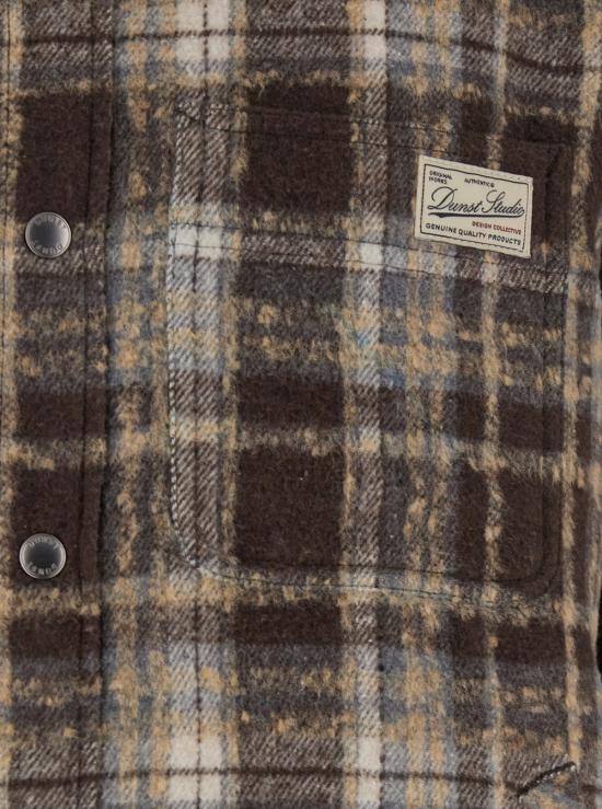 25FW 던스트 긴팔 셔츠 UDJU5C112W2BROWNCHECK Brown - DUNST