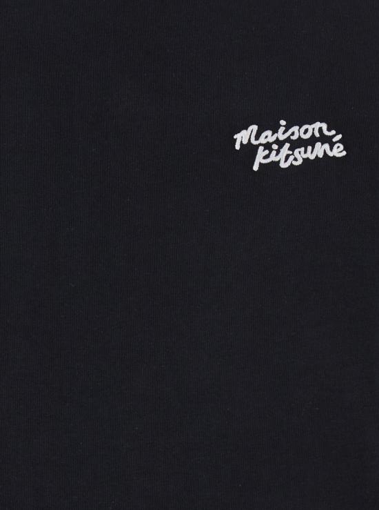 25FW 메종키츠네 핸드라이팅 컴포트 티셔츠 PW00114KJ0119O197 Black - MAISON KITSUNE